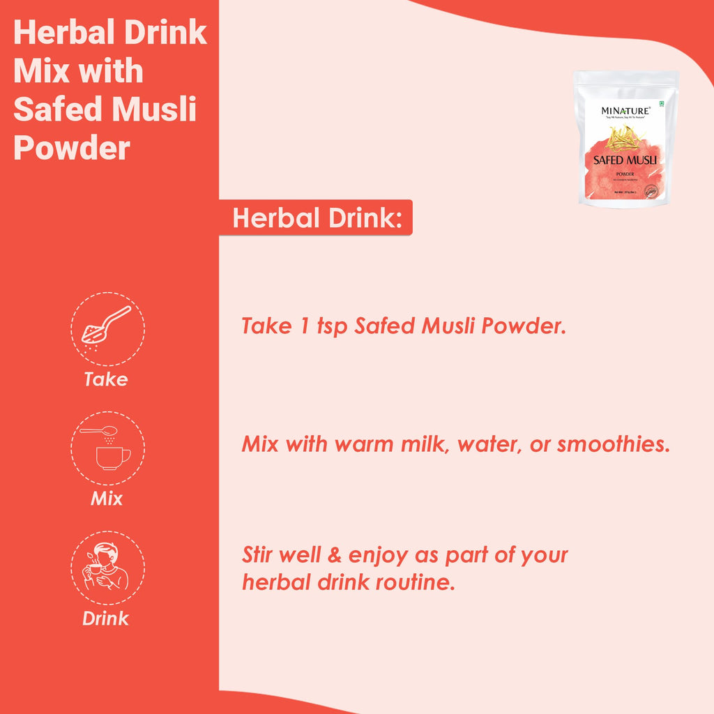 minature Safed Musli Powder - 227g - image 2