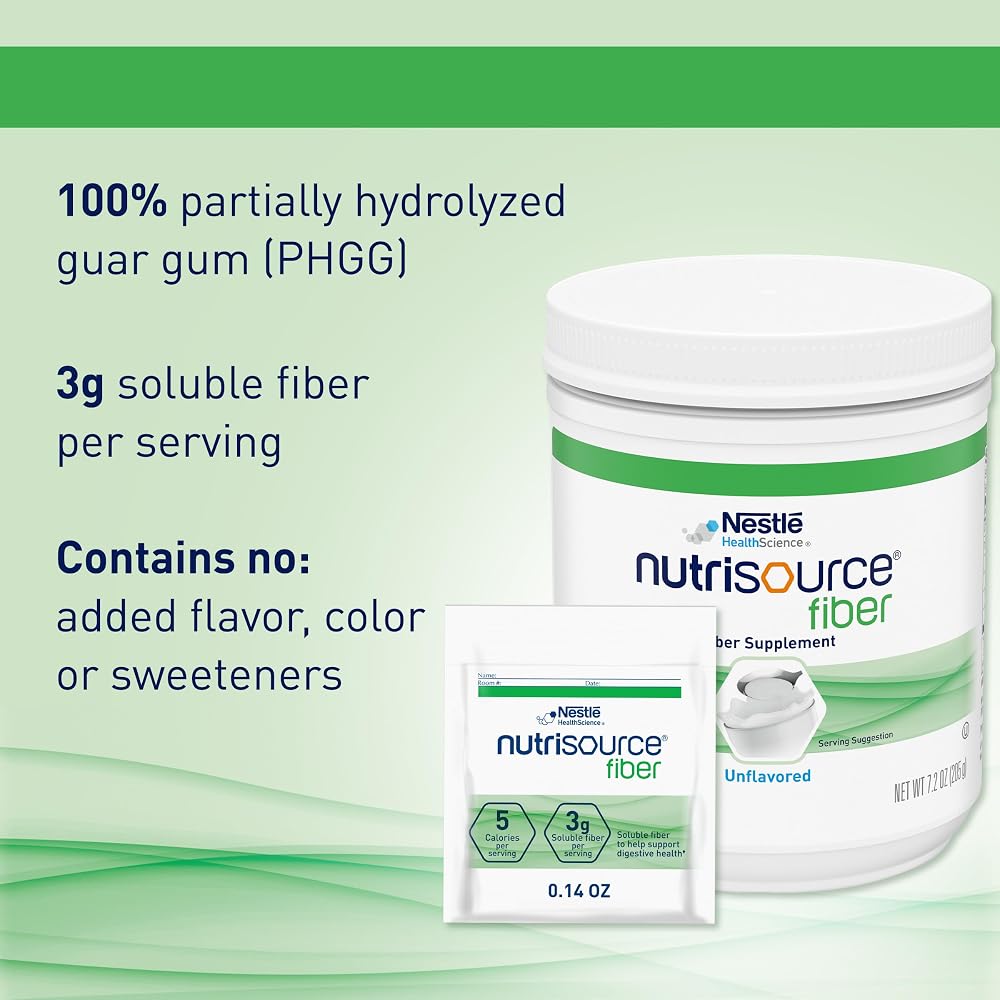 Nutrisource Fiber Unflavored Powder - 7.2 oz (Pack of 4) - image 4
