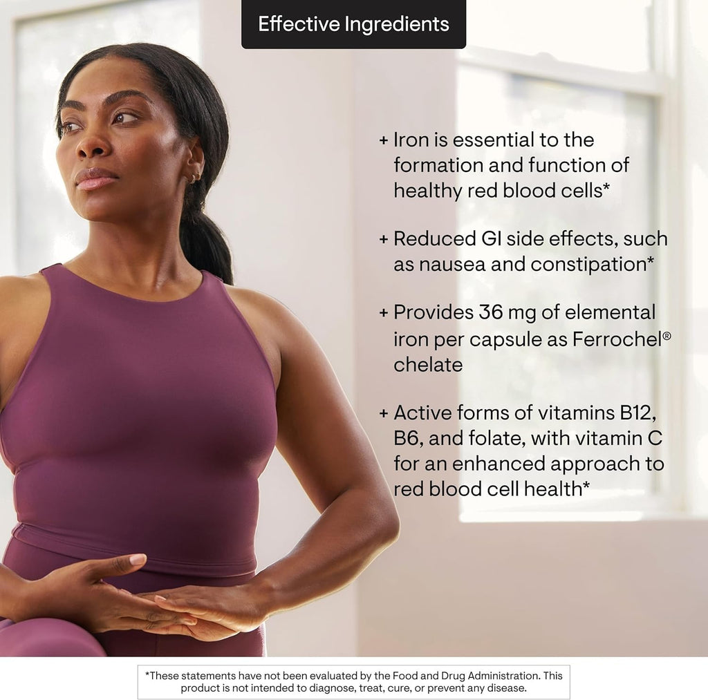 THORNE Advanced Iron Complex - 60 Capsules - image 6