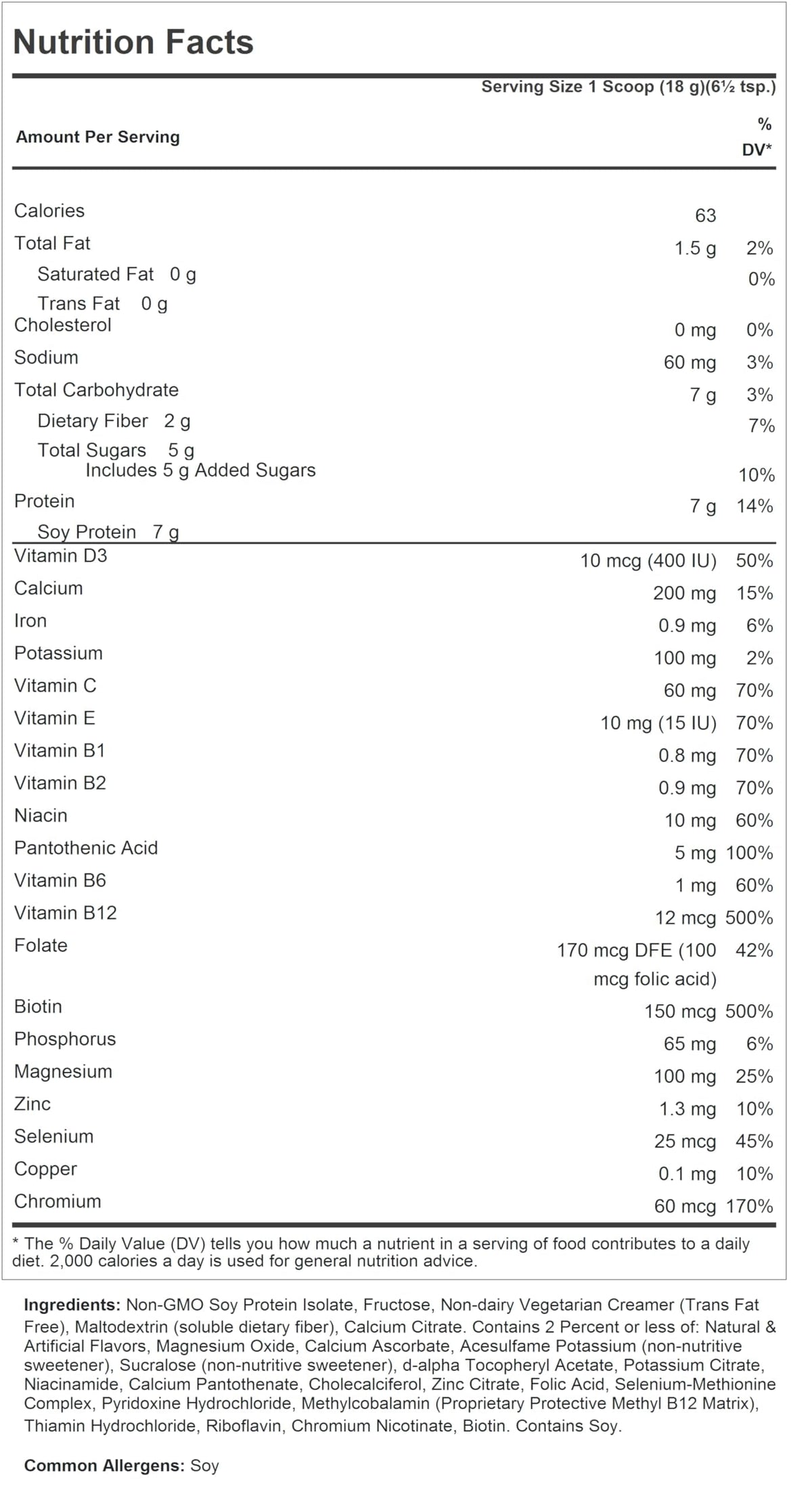 Andrew Lessman Secure Soy Complete Meal Replacement - 60 Servings - image 2