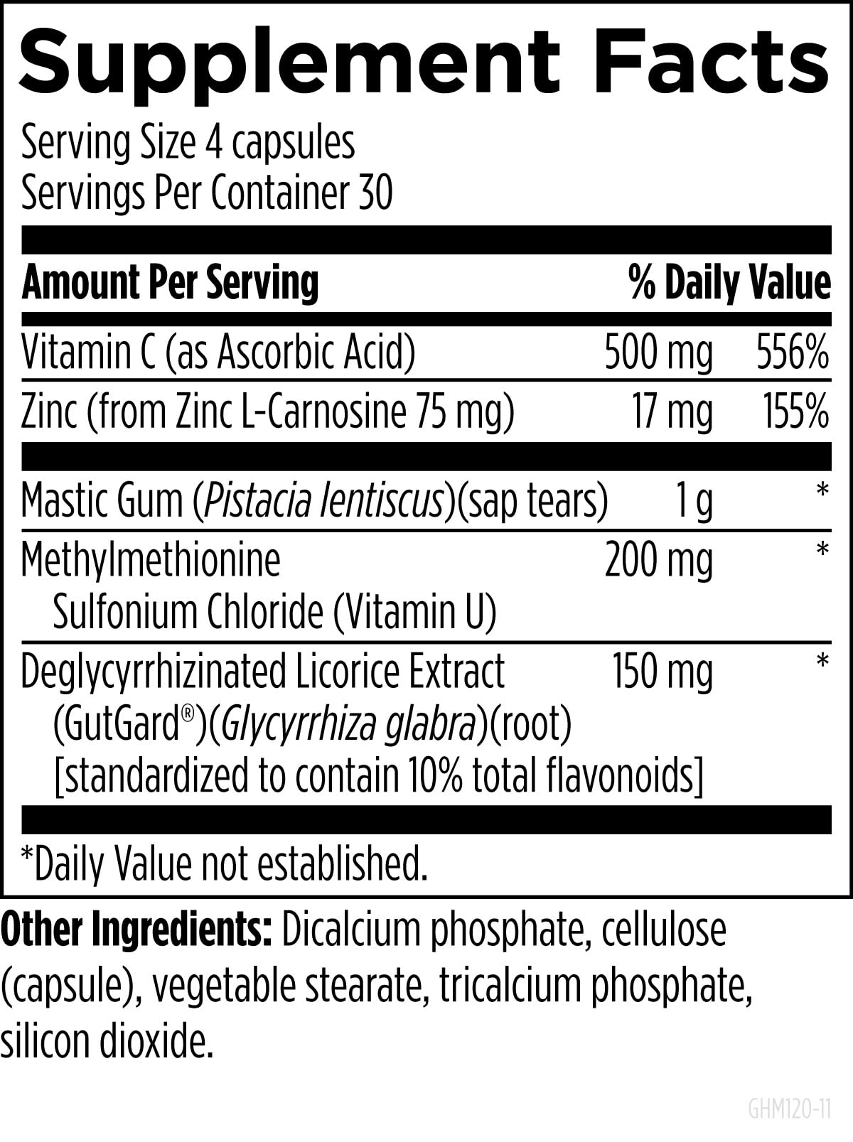 Designs for Health GastroMend HP Gut Health - 120 Capsules - image 4