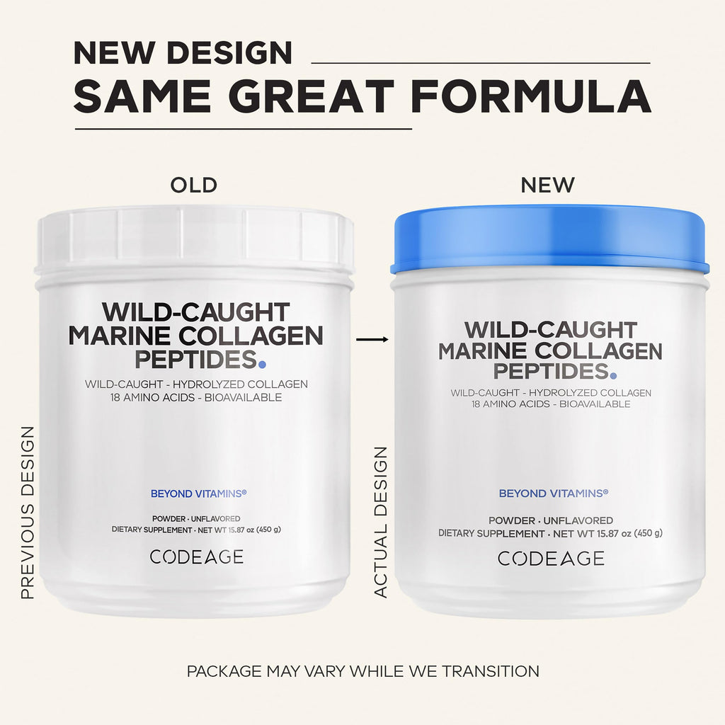 Codeage Wild-Caught Marine Collagen Powder Unflavored - 15.87 oz - image 3