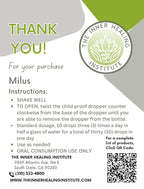 THE INNER HEALING INSTITUTE Milus Herbal Tincture Liver Support - 2 oz - image 3