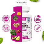 HARMONIFY Collagen Biotin Keratin Hyaluronic Acid Complex - 60 Capsules - image 2