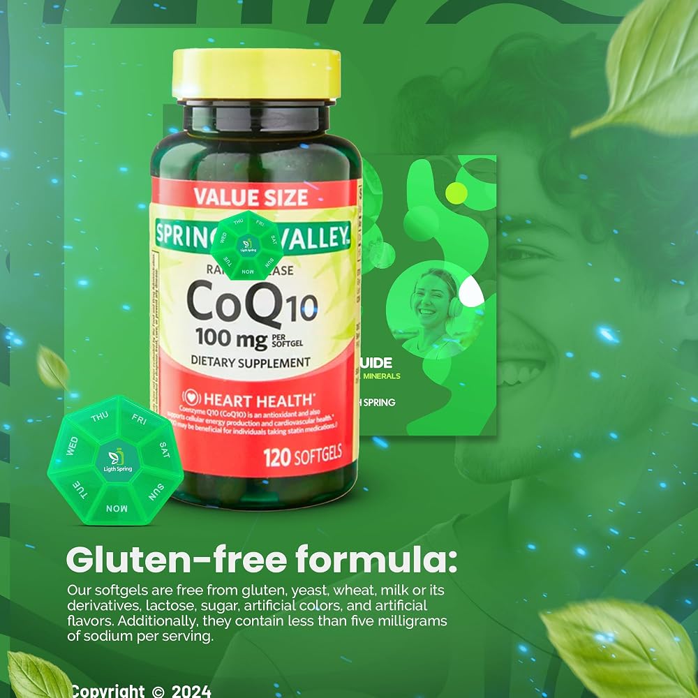 LightSpring Rapid-Release CoQ10 100 mg - 120 Softgels - image 5
