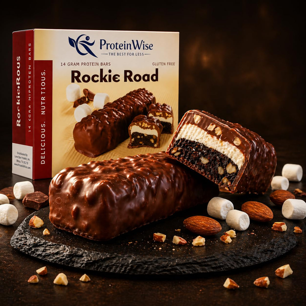 ProteinWise High Protein Bars Rocky Road - 7 Count - image 3