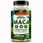 Peruvian Naturals Organic Maca Root Capsules for Energy