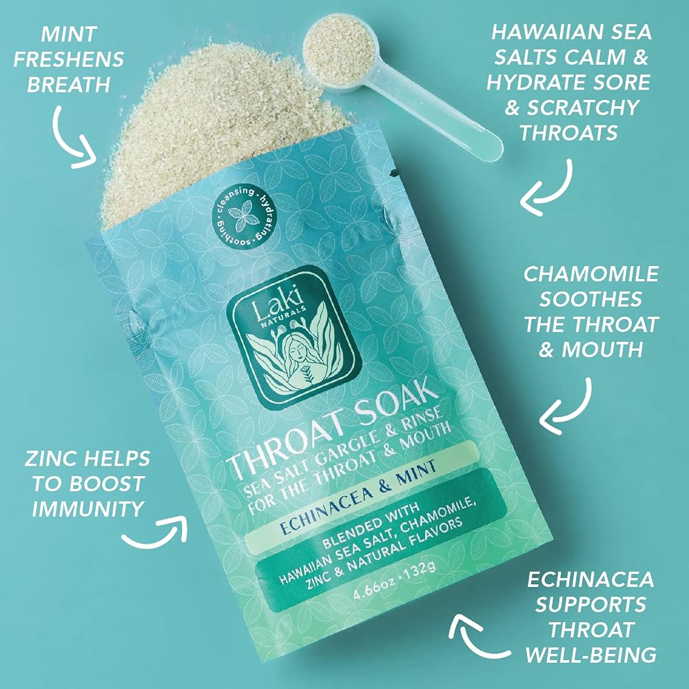 Laki Naturals Throat Soak Echinacea & Mint - 4.66 oz - image 4