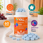 VAL Chewable Magnesium for Kids Relaxation and Calm Formula High