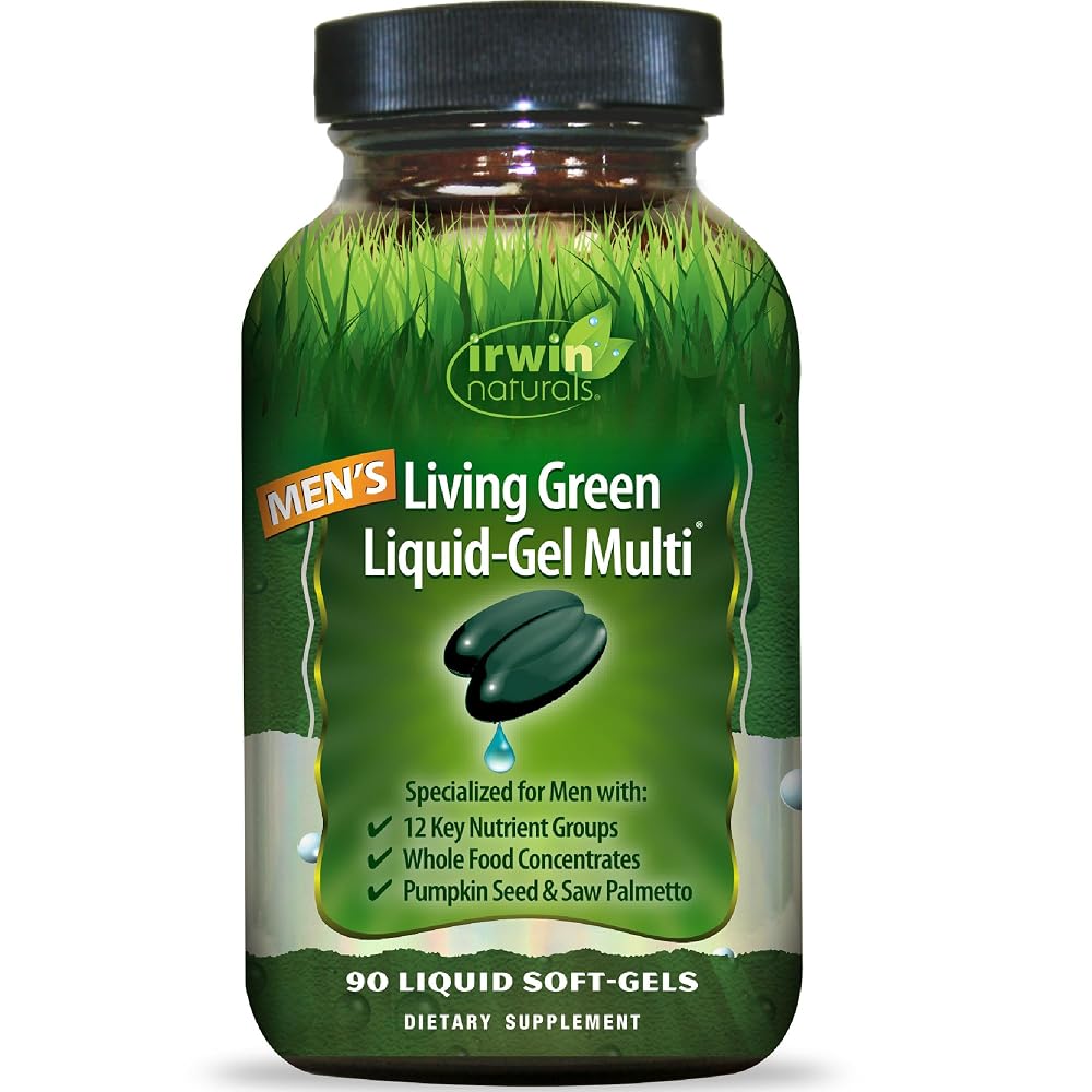 Irwin Naturals Men's Living Green Daily Multivitamin - 90 Softgels
