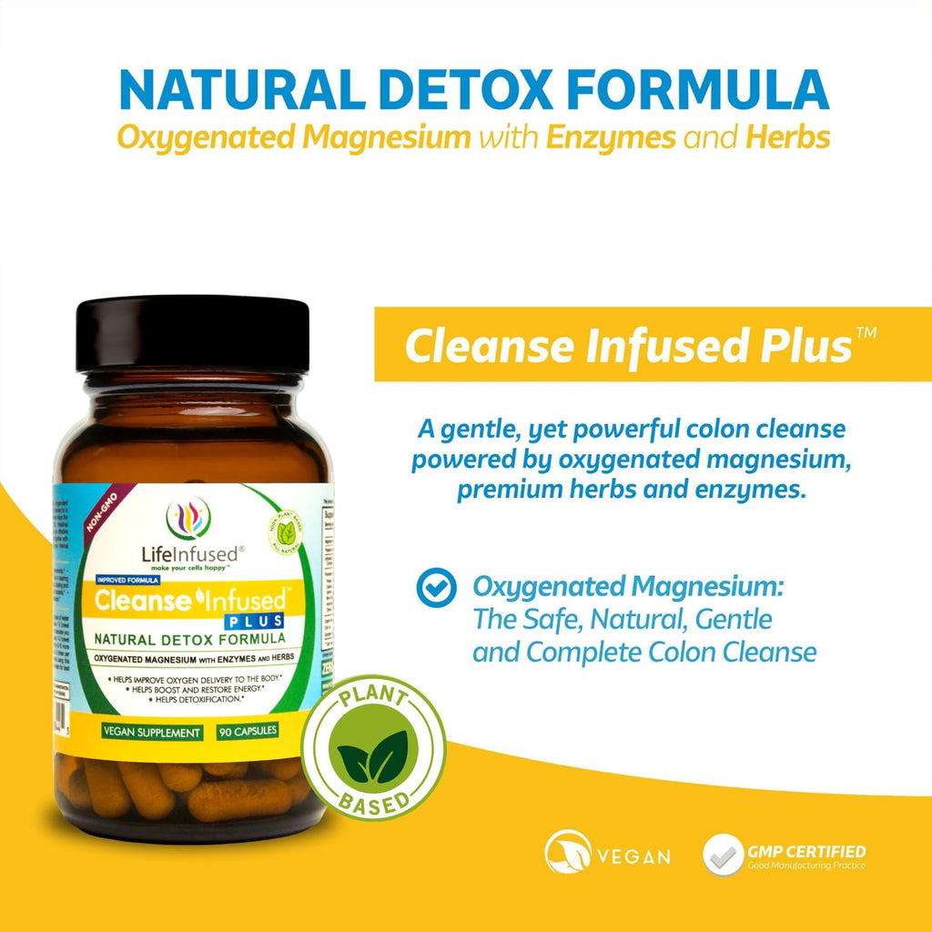 Life Infused Cleanse Plus Colon Cleanse - 90 Vegan Capsules - image 4