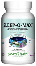 Maxi Health Sleep-O-Max with Valerian Root & Melatonin - 60 Capsules