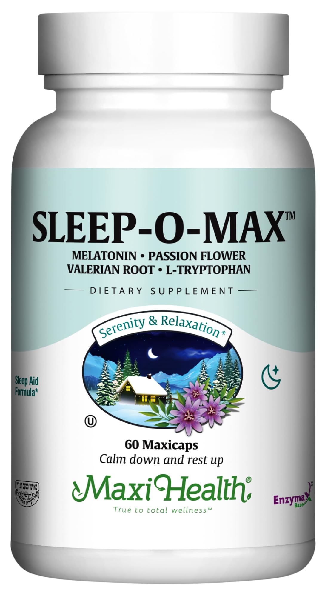 Maxi Health Sleep-O-Max with Valerian Root & Melatonin - 60 Capsules