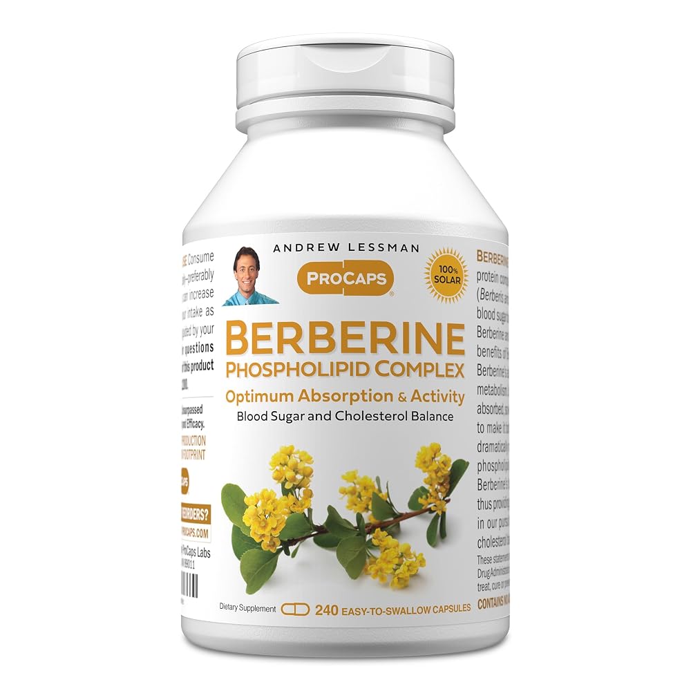 ANDREW LESSMAN Berberine Phospholipid Complex Capsules - Barberry