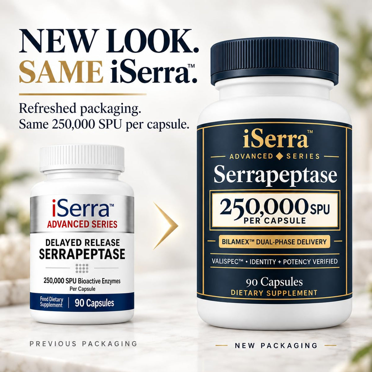 iEnzymes iSerra Advanced Series Serrapeptase 250,000 SPU - 90 Capsules - image 2