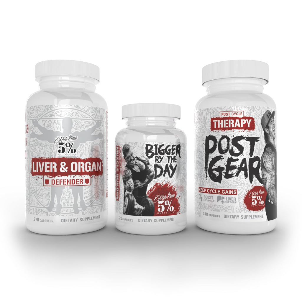 5% Nutrition Liver & Organ Defender with NAC Bundle - 630 Capsules