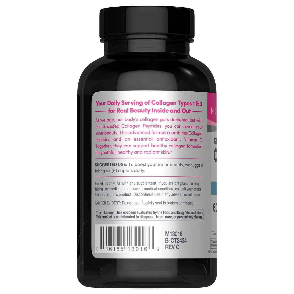 NeoCell Collagen Peptides Tablets with Vitamin C - 360 Caplets - image 3