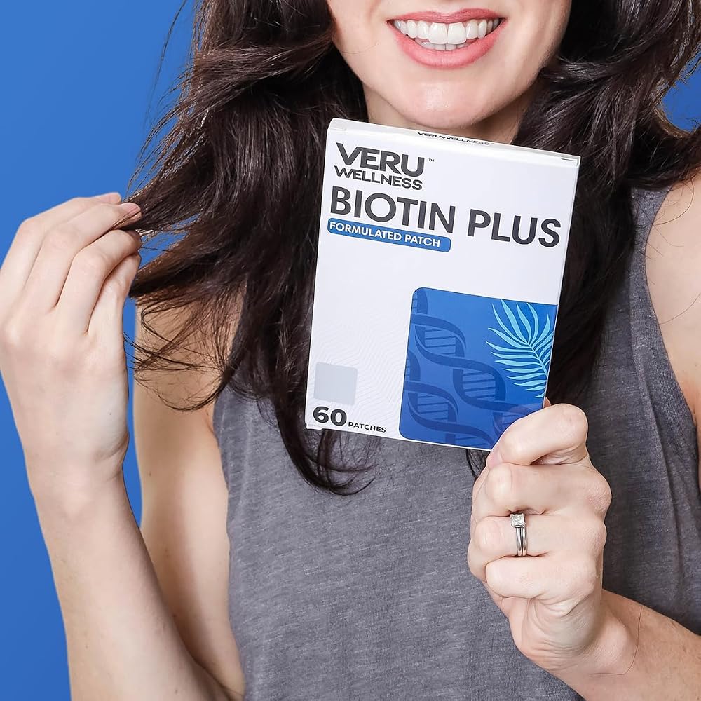 Veru Wellness Biotin Plus Patches with Vitamin B7 - 60 Count - image 4