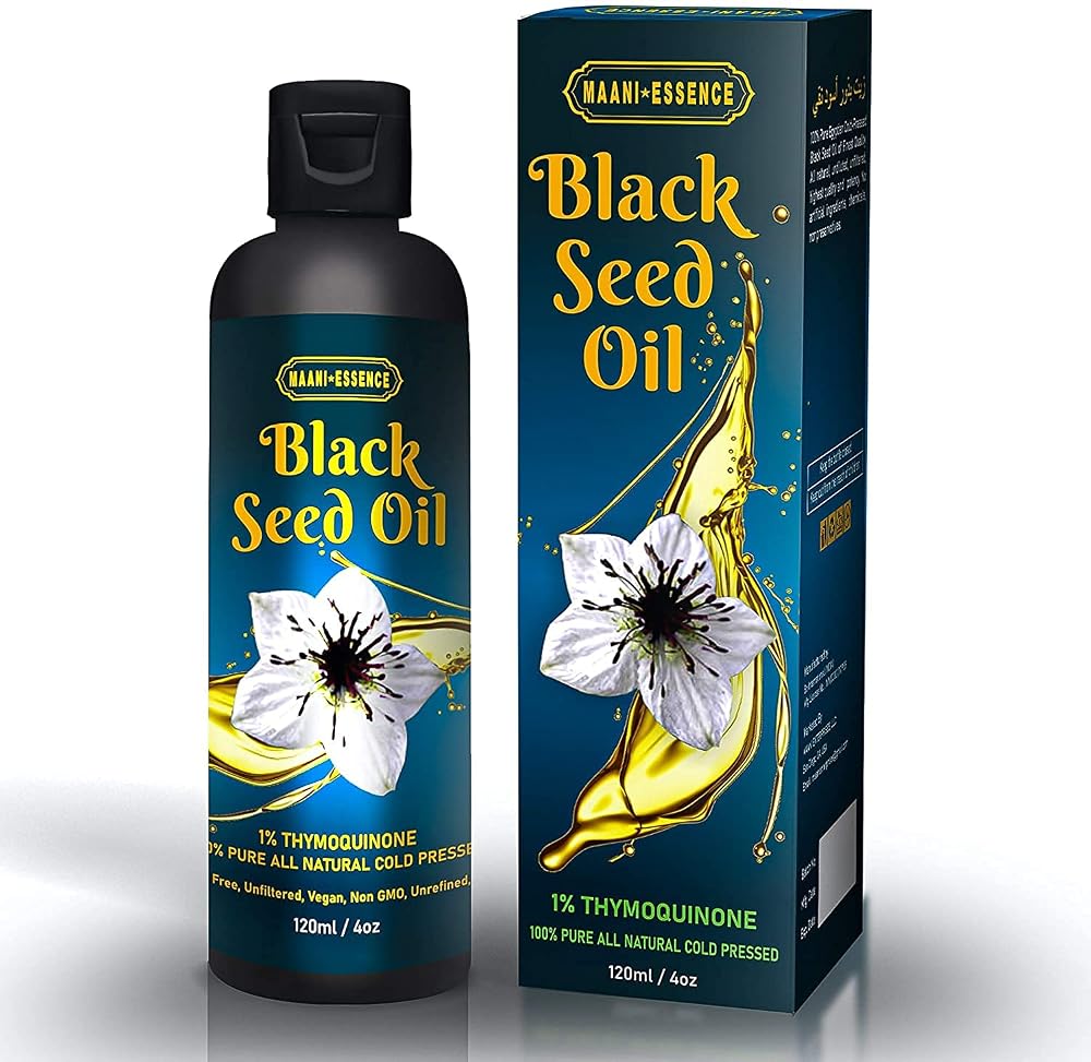 Maani ETHIOPIA'S FINEST Black Seed Oil 100% Pure Cold Pressed
