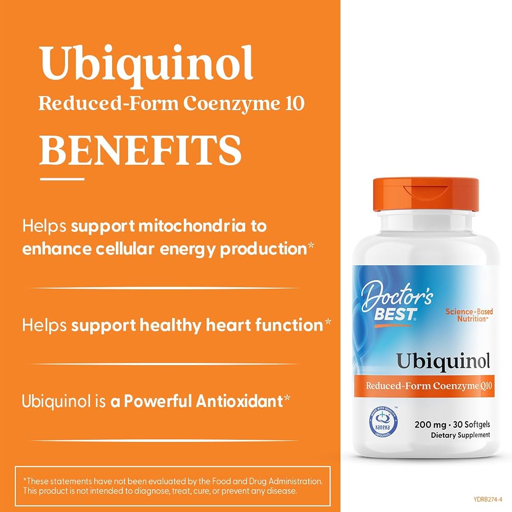 Doctor's Best Ubiquinol Featuring kaneka qh- 200 Mg - image 5