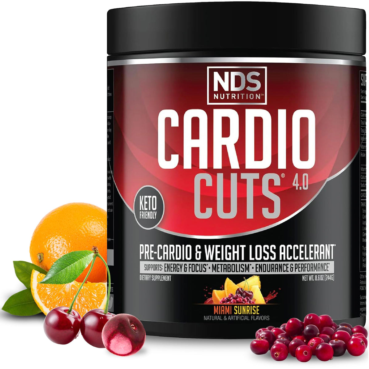 NDS Nutrition Cardio Cuts 4.0 Pre-Workout Powder - 8.6 oz