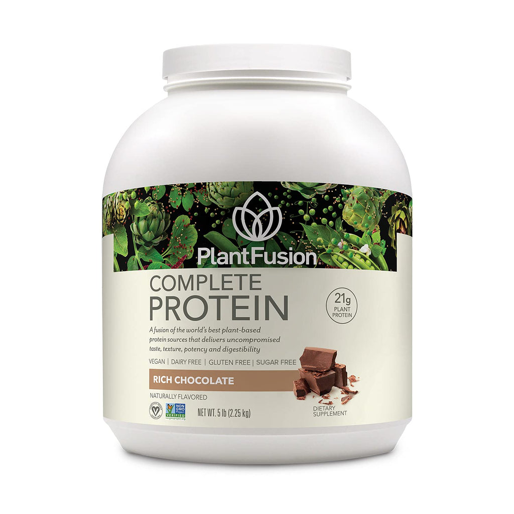 PlantFusion Complete Vegan Protein Powder Rich Chocolate - 75 Servings