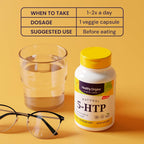 Healthy Origins 5-HTP 100 mg Griffonia Seed - 120 Vegetarian Capsules - image 5