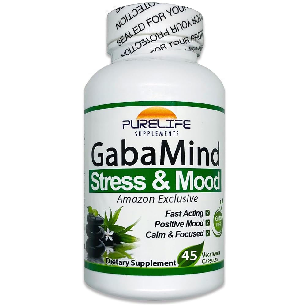 PureLife Supplements GabaMind Relaxation Support - 45 Capsules