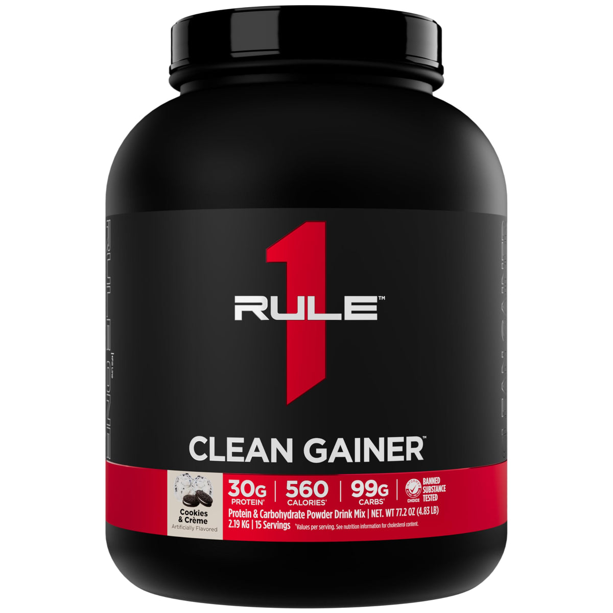 Rule 1 Clean Gainer - High-Protein Lean Gain Formula with 560 Calories