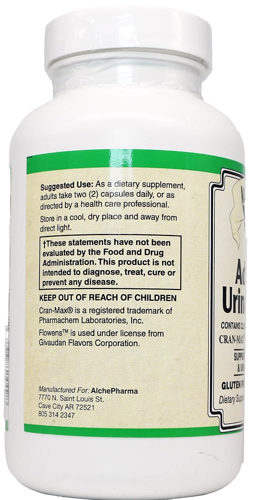 AlchePharma Advanced Urinary Care - 120 Vegetarian Capsules - image 5
