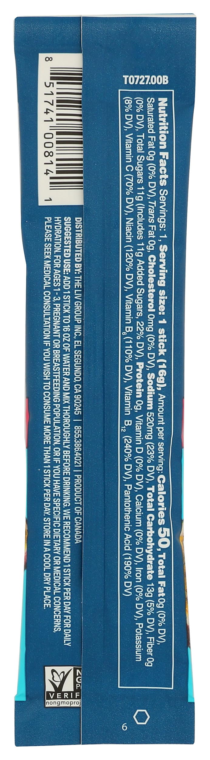 Liquid I.V. Passion Fruit Hydration Drink Mix Powder - 1 Packet - image 2