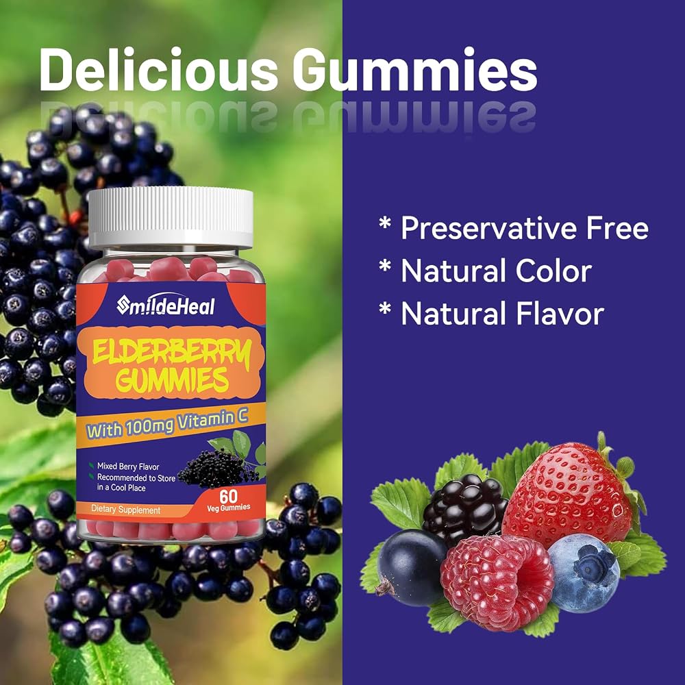 SmildeHeal Elderberry Supplements