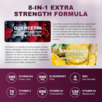 GORNVB Quercetin Gummies - Quercetin with Bromelain 1000mg