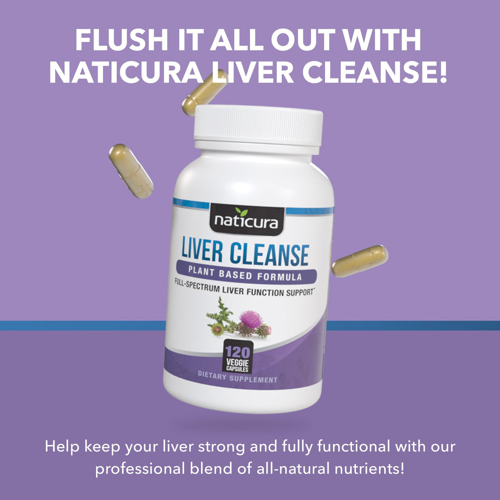 Naticura Liver Cleanse Plant-Based Formula - 120 Capsules - image 3