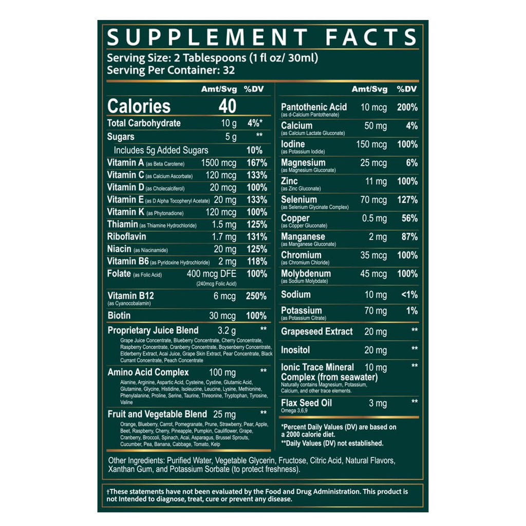 Wellgenix Balanced Essentials Liquid Multivitamin & Minerals - 32 Fl Oz - image 8