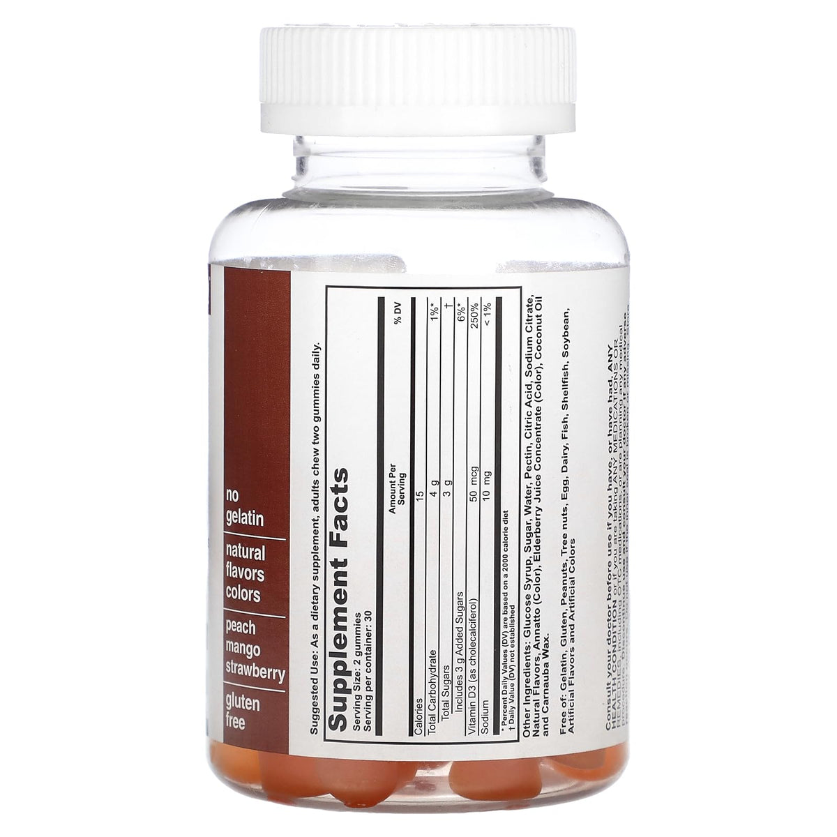 T.RQ Vitamin D3 Gummies Immune Support - 60 Count - image 2