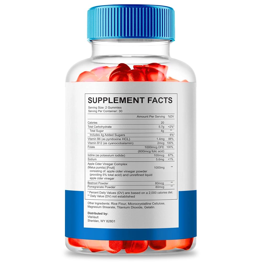 Vitavault Keto Fusion ACV Gummies 1000 mg - 120 Gummies - image 2