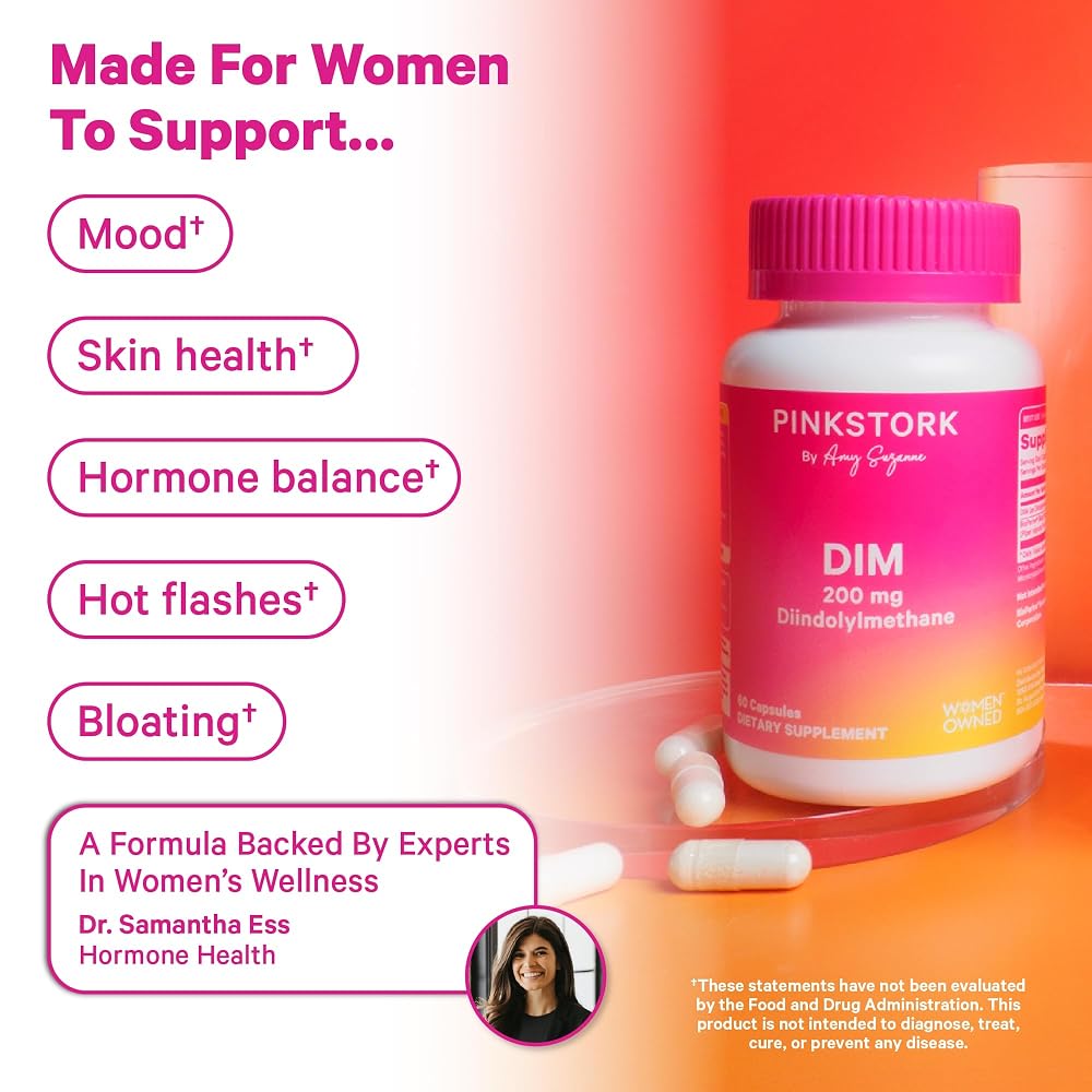 Pink Stork DIM Supplement for Women - 60 Capsules - image 3
