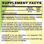 Holly Hill Health Foods L-OptiZinc Zinc 20 mg - 250 Tablets - image 2