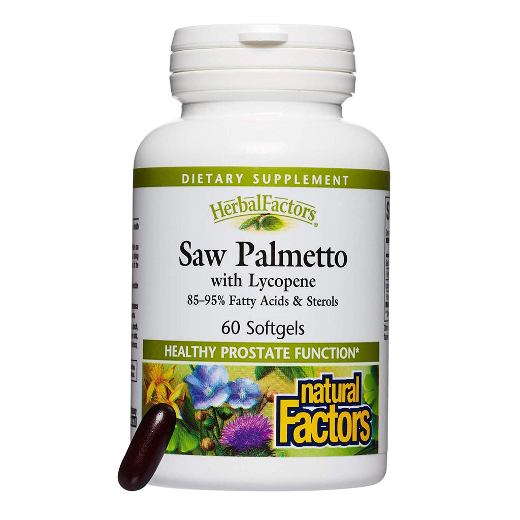 Natural Factors Saw Palmetto Prostate Support - 60 Softgels