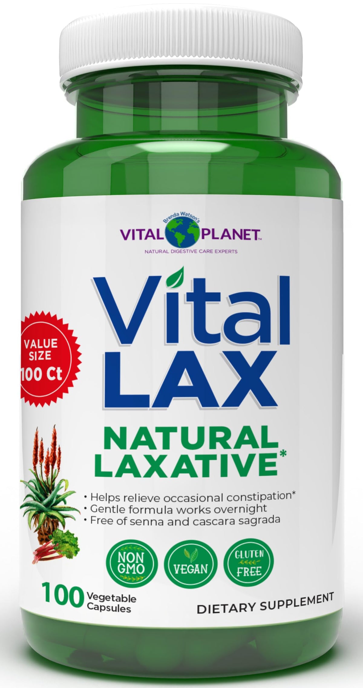 Vital Planet - Vital Lax Natural Laxative Cleanse Supplement