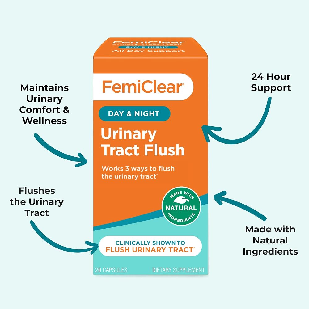FemiClear Daily Urinary Tract Flush Supplement - 20 Capsules - image 2