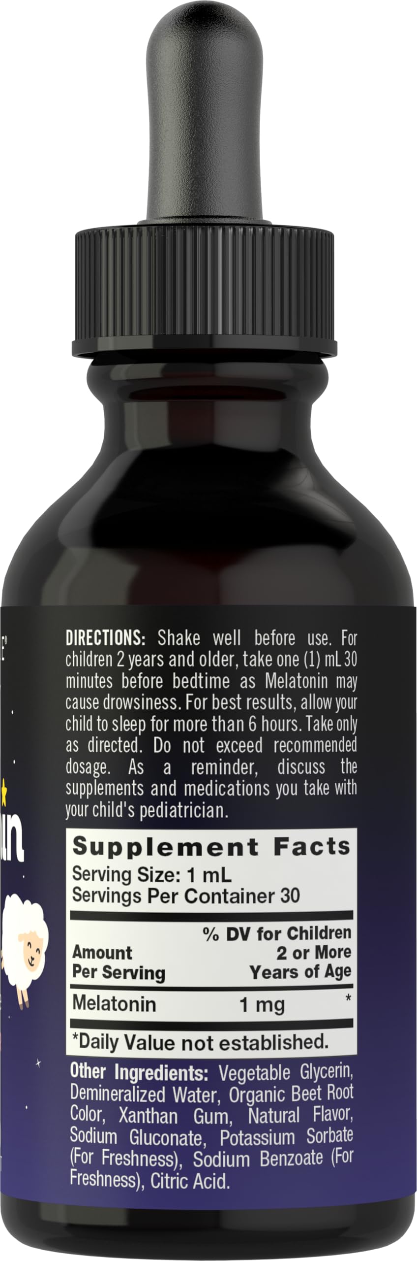 Carlyle Kids Melatonin Liquid 1 mg - 2 fl oz (Pack of 2) - image 2