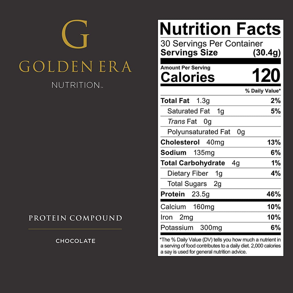 Golden Era Nutrition Whey Protein Powder Chocolate - 2 Pounds - image 4