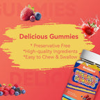 SmildeHeal Probiotic Gummies, 5 Billion CFU, 60 Count Gummies