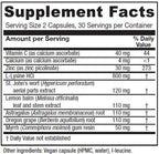Vitanica Lysine Extra Immune Support - 60 Capsules - image 2