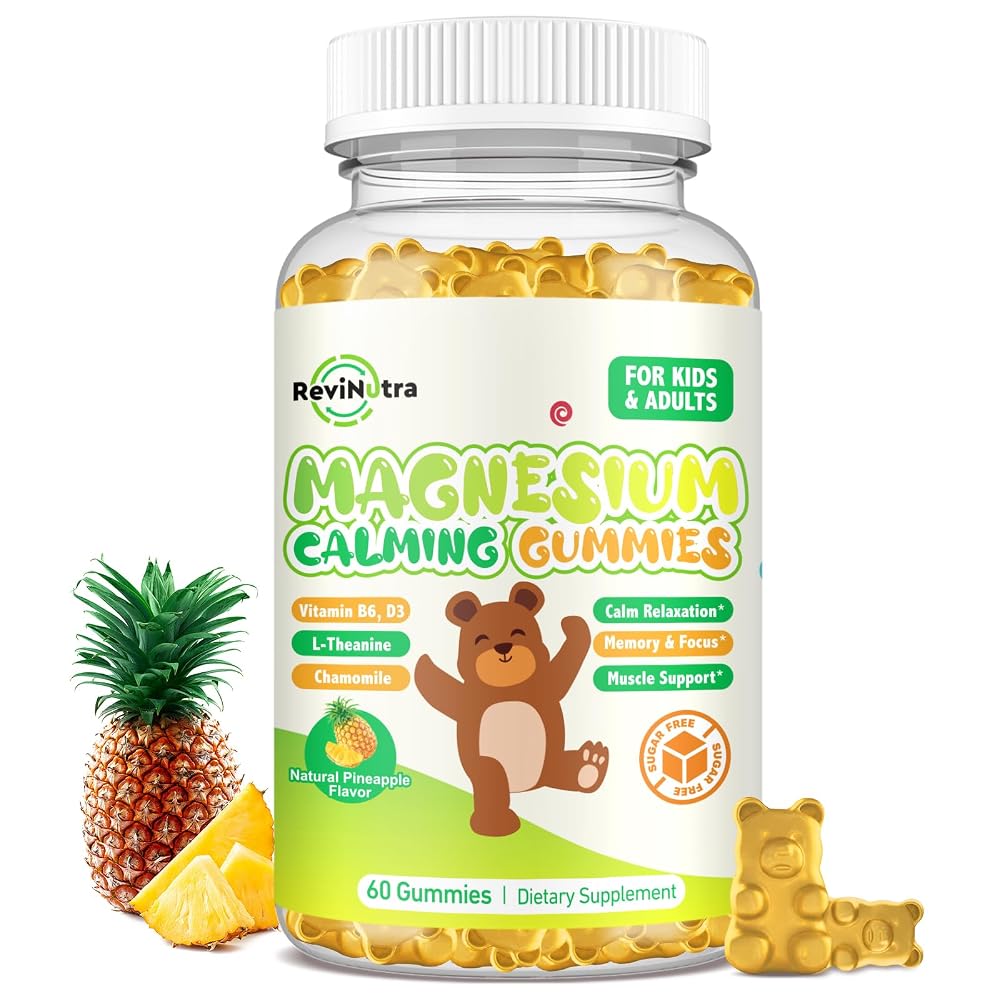 ReviNutra Magnesium Gummies for Kids - Magnesium Glycinate