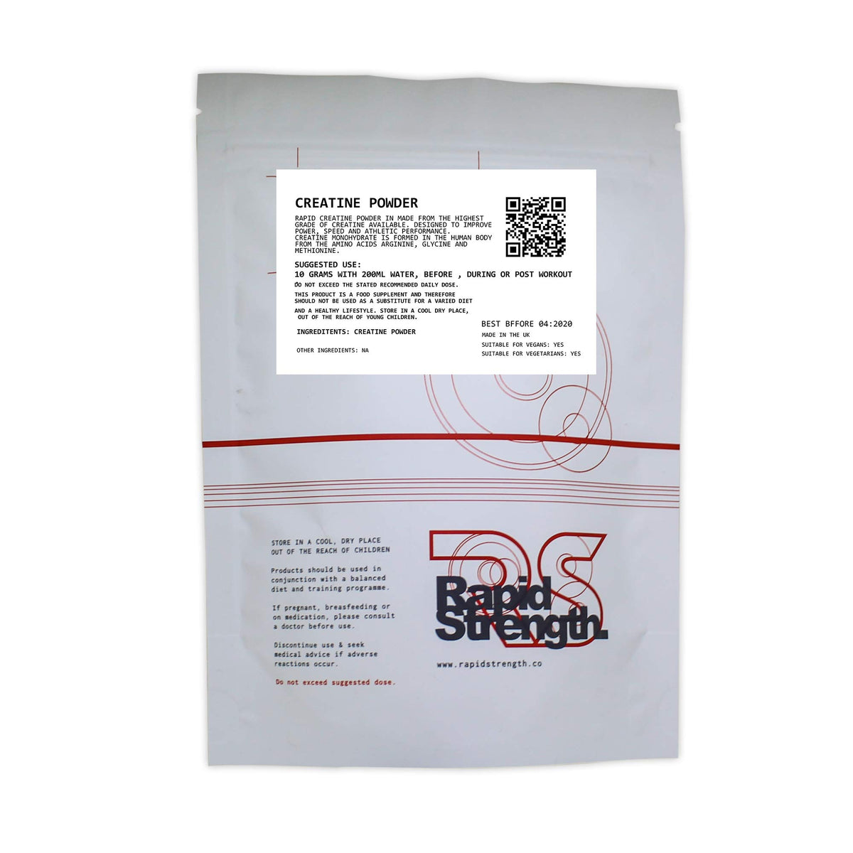 Rapid Strength Creatine Monohydrate Powder - 100g - image 2