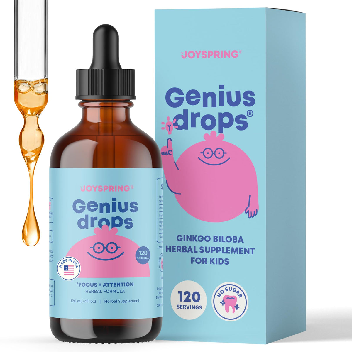 JoySpring Genius Drops for Kids