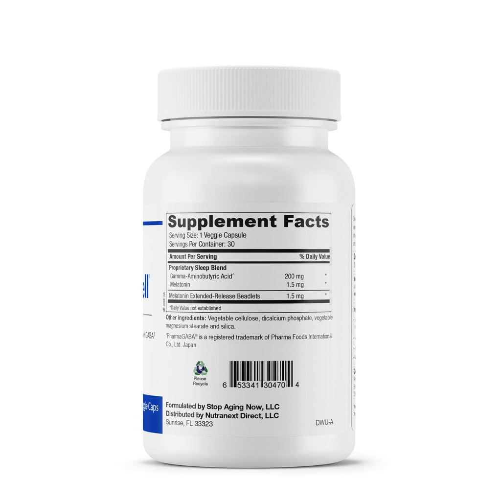 Stop Aging Now DreamWell Ultra Melatonin Sleep Support - 30 Vegetarian Capsules - image 2